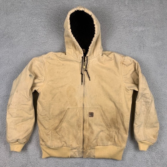 Vintage Carhartt Jacket Mens Medium J130 WET Active Jacket Quilted Distressed - Picture 16 of 16